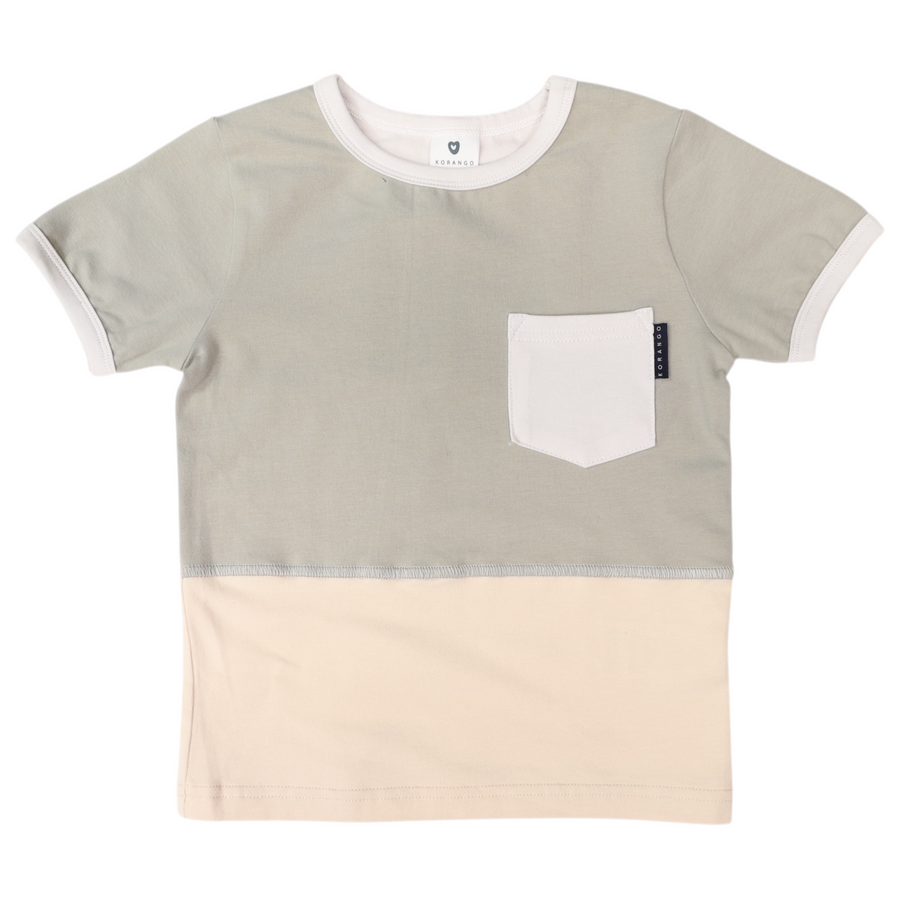 Contrast Tee Green