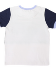 Contrast Tee Navy