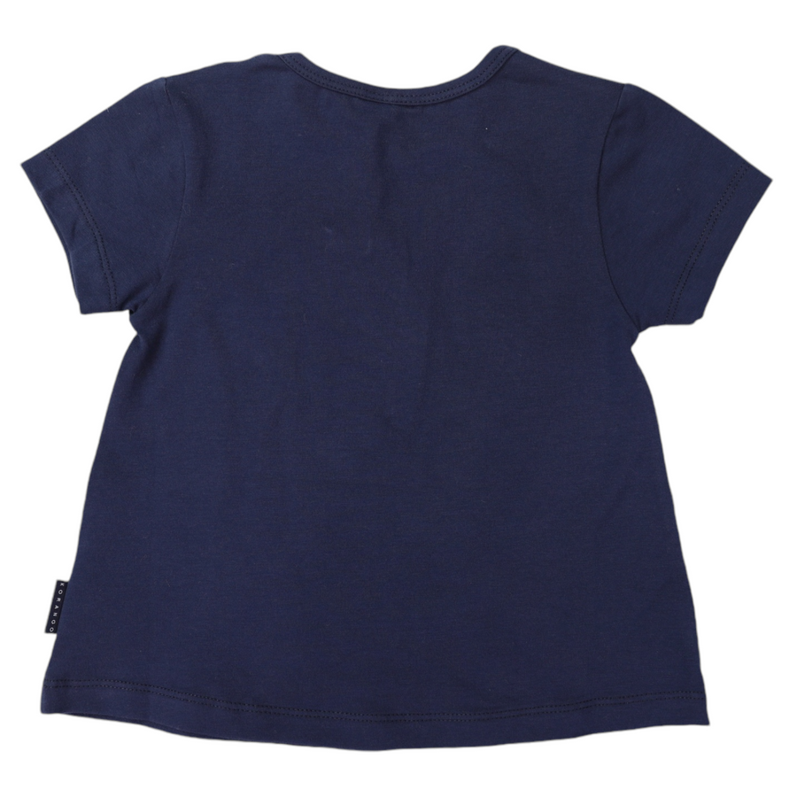 Flower Swing Top Navy