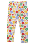 Flower Print Cotton Legging Cloud