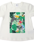 Jungle Parrot Swing Tee Cloud