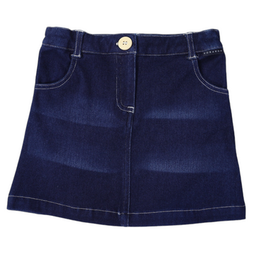 Denim Skirt Dark Wash