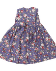 Hand Smocked Floral Dress Mauve