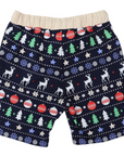 Cotton PJs Classic Xmas Print Navy