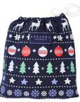 Cotton PJs Classic Xmas Print Navy