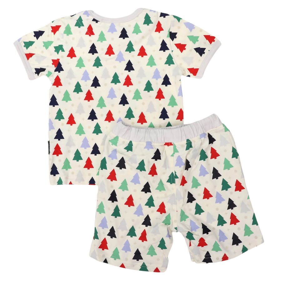 Cotton PJs Xmas Tree Print Cloud