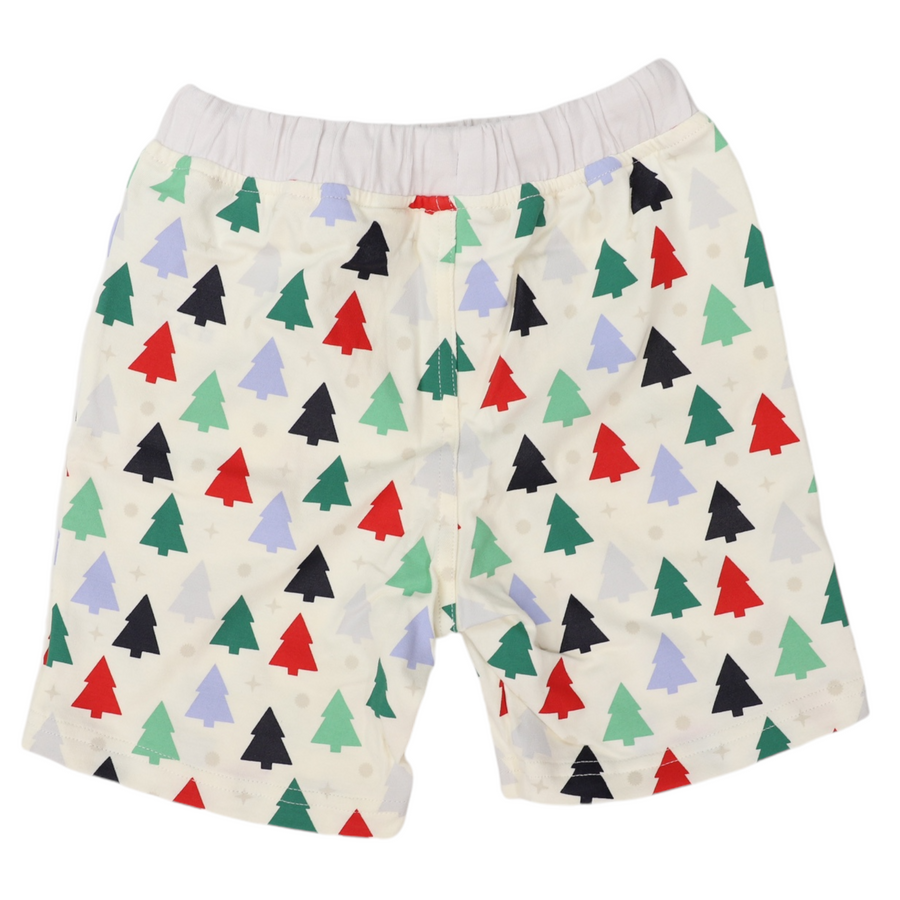 Cotton PJs Xmas Tree Print Cloud