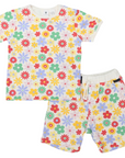 Cotton PJs Flower Print Cloud