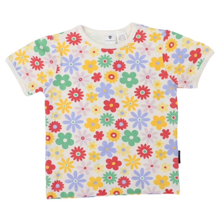 Cotton PJs Flower Print Cloud