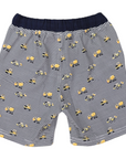 Cotton PJs Trucks and Diggers Print Navy