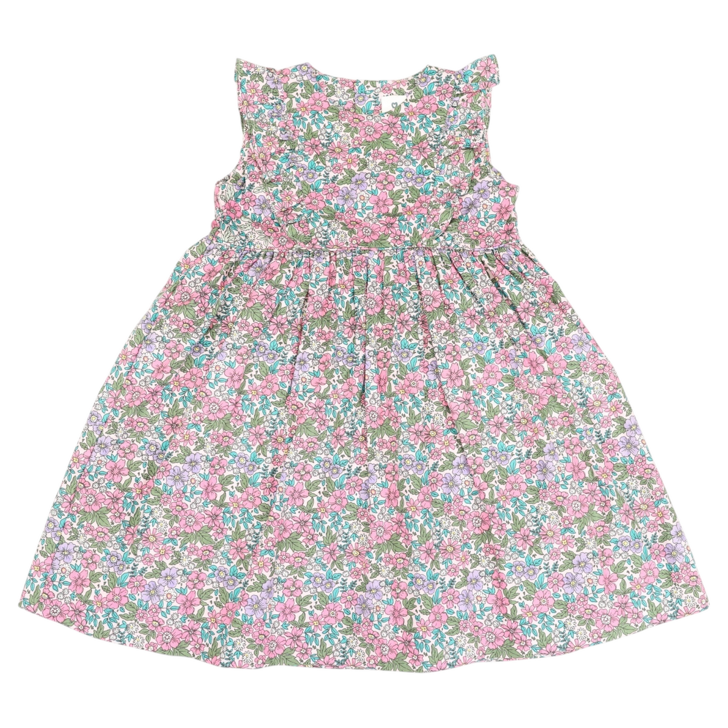 Bold Floral Dress Pink Floral