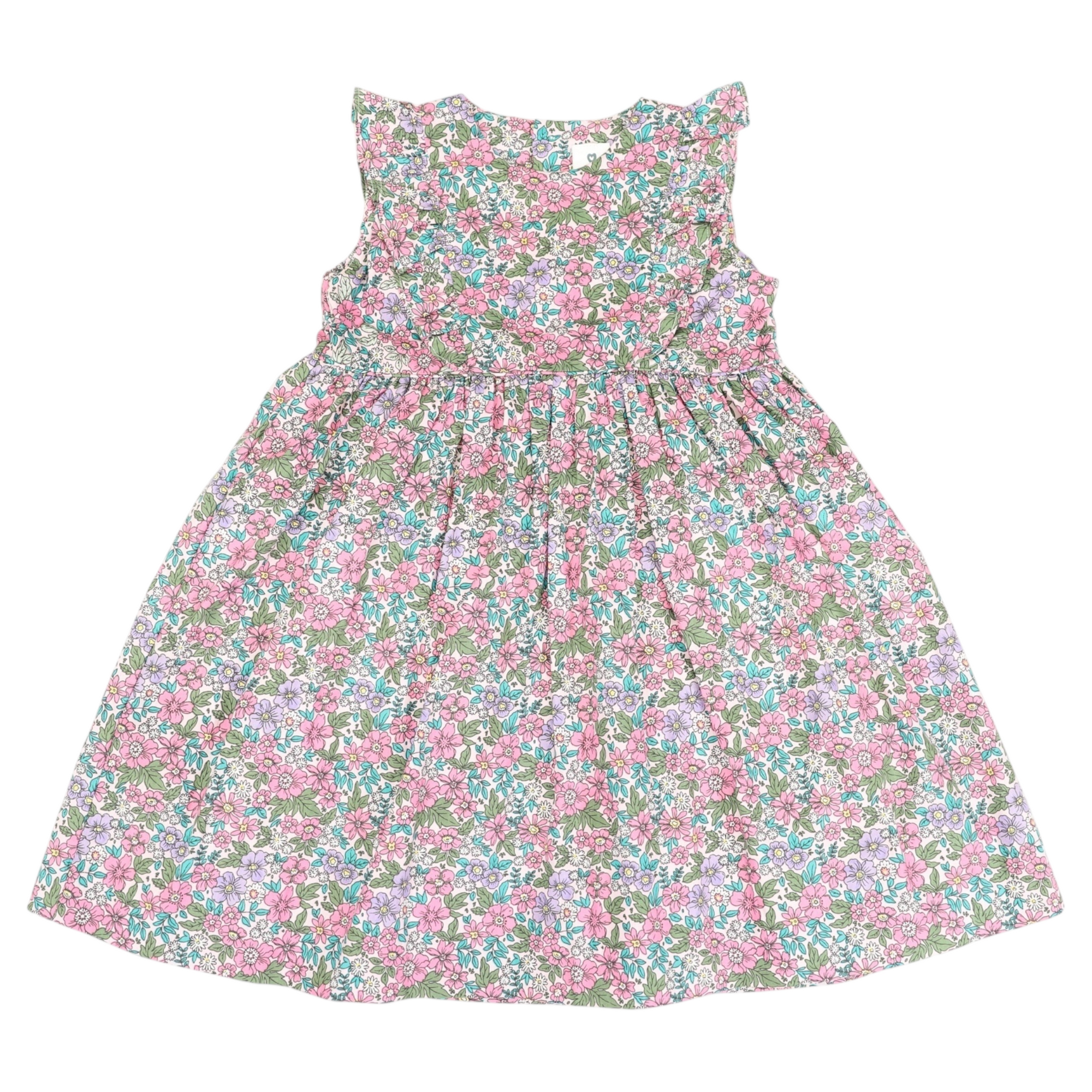 Bold Floral Dress Pink Floral