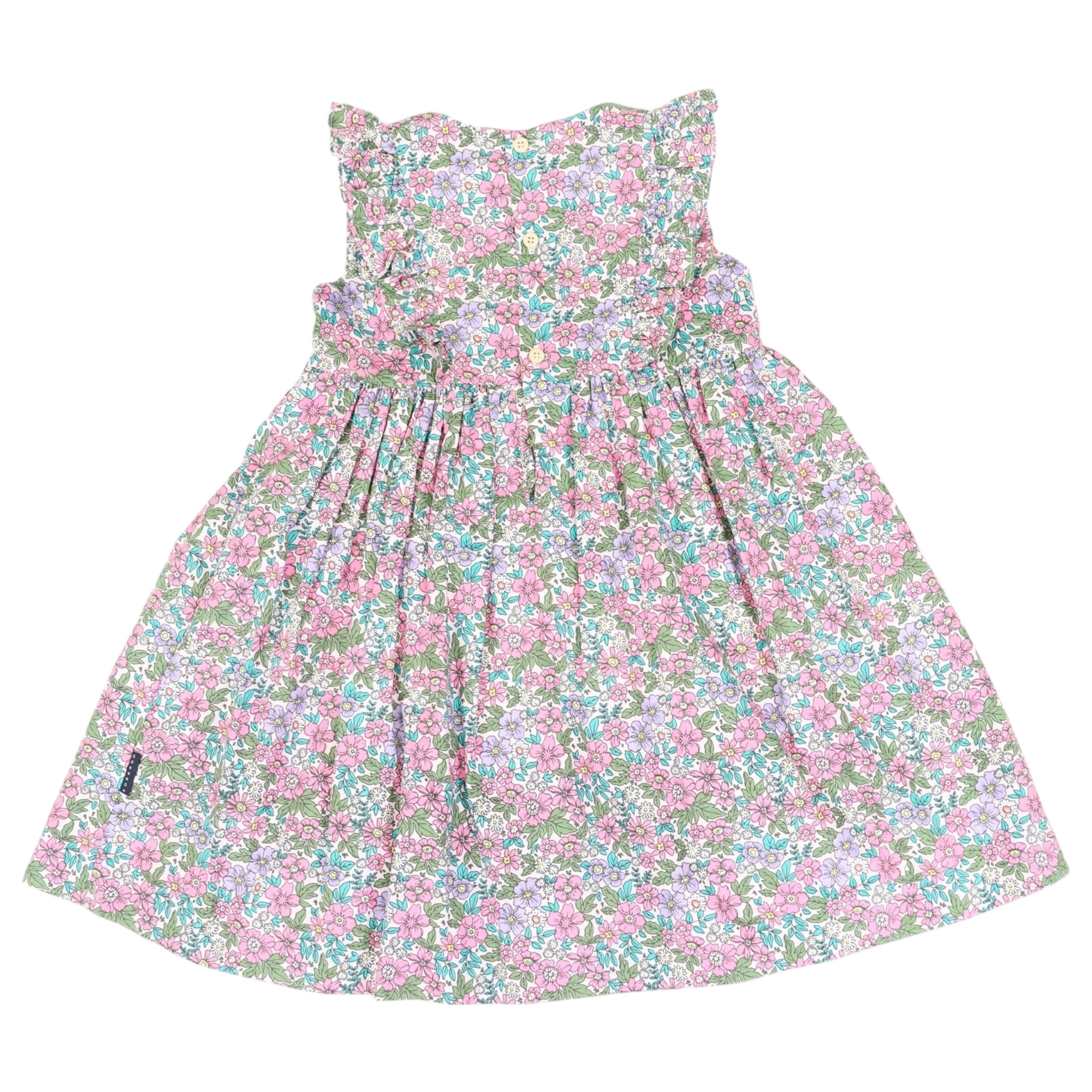 Bold Floral Dress Pink Floral