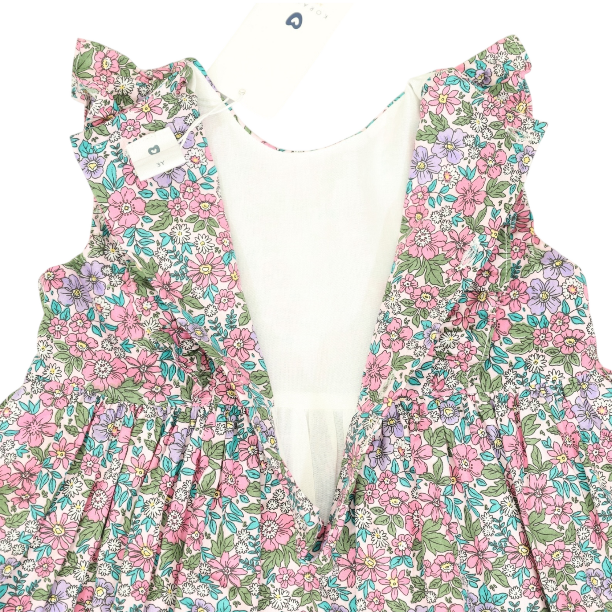 Bold Floral Dress Pink Floral