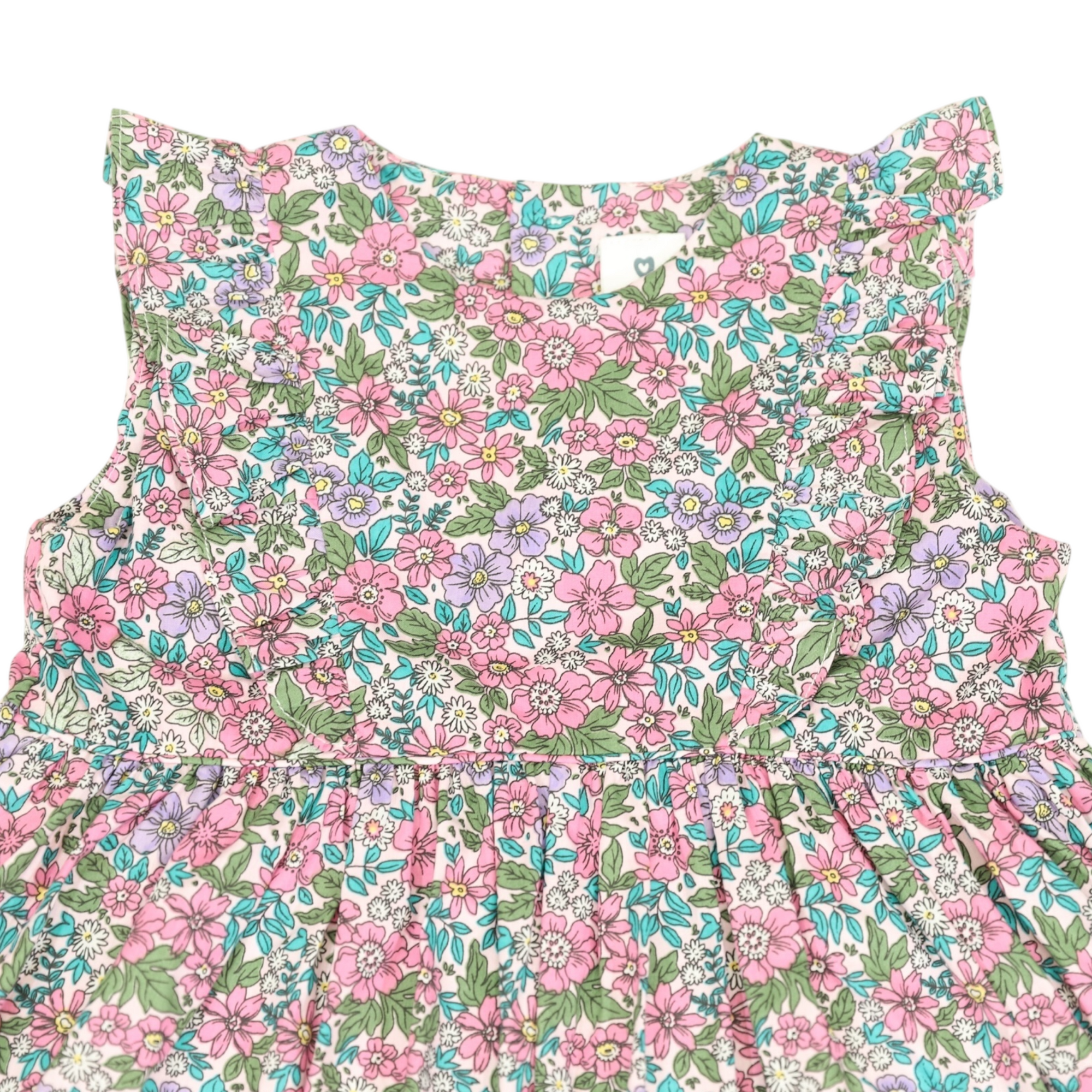 Bold Floral Dress Pink Floral