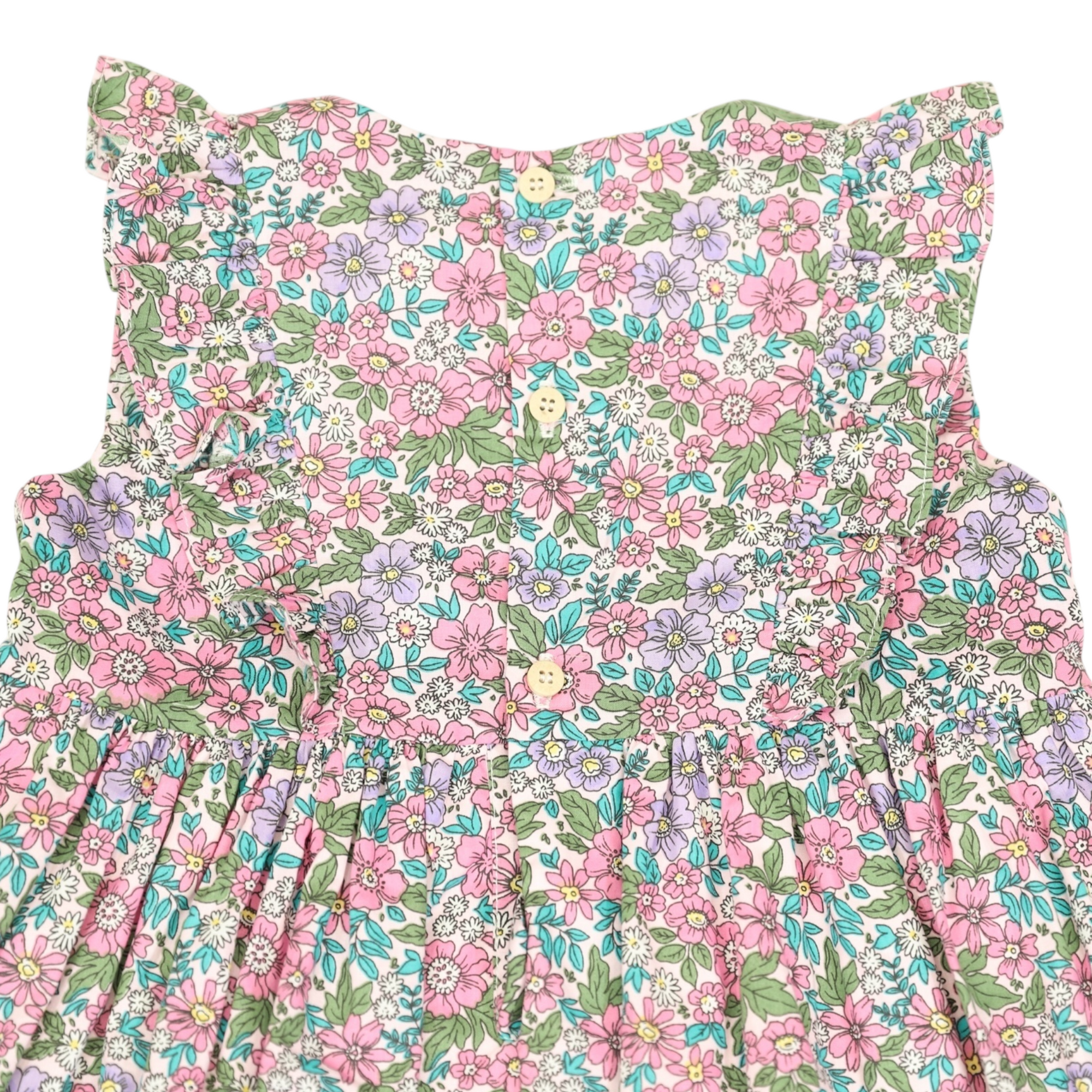 Bold Floral Dress Pink Floral