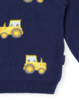Tractor Sweater Navy