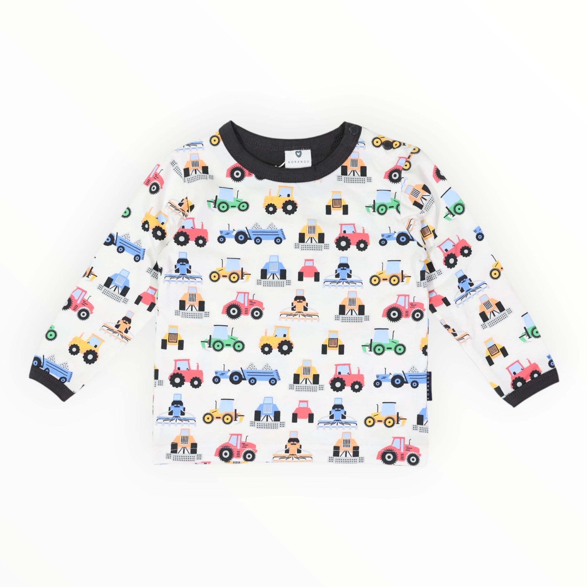 Farm Trucks Top Beige