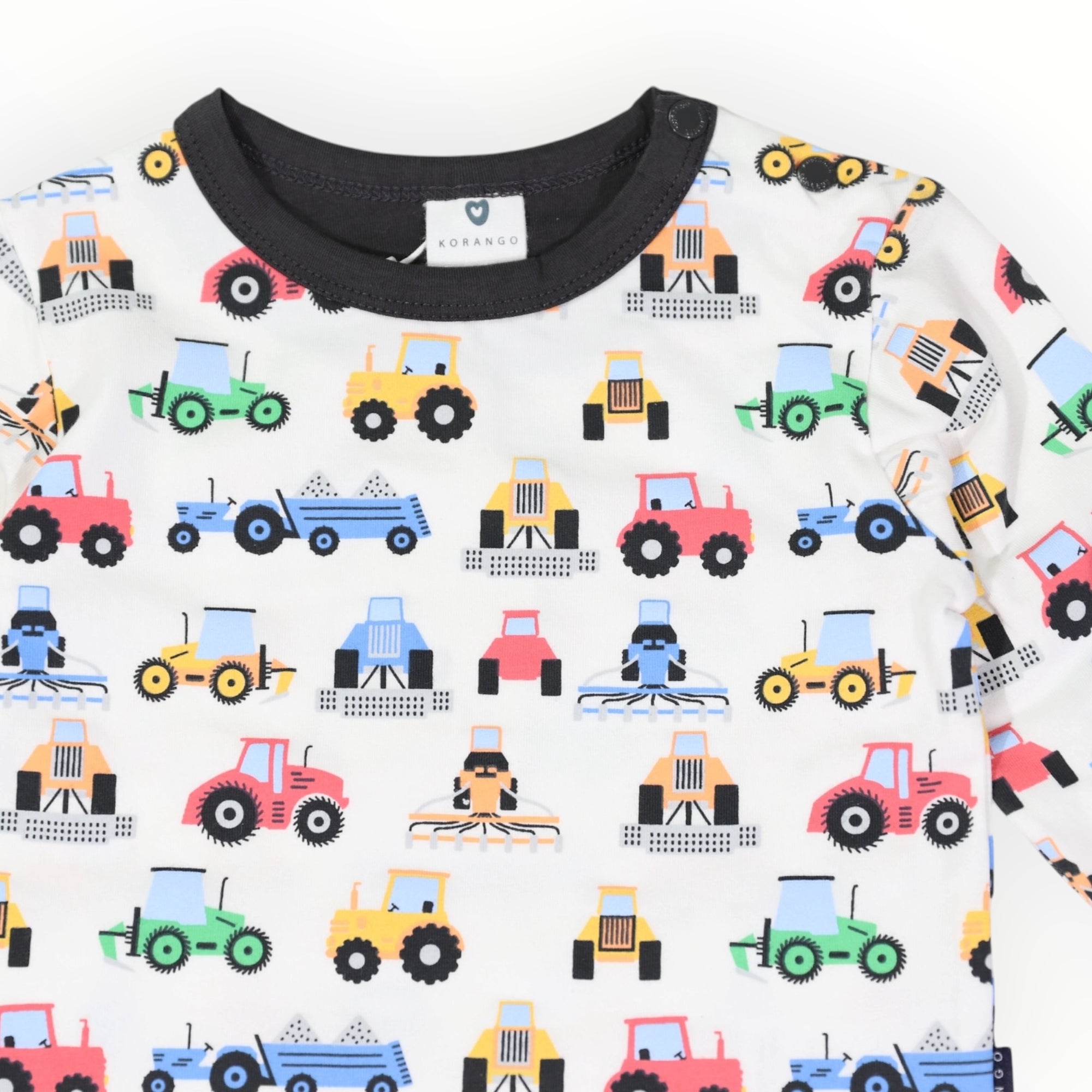 Farm Trucks Top Beige