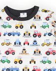 Farm Trucks Top Beige