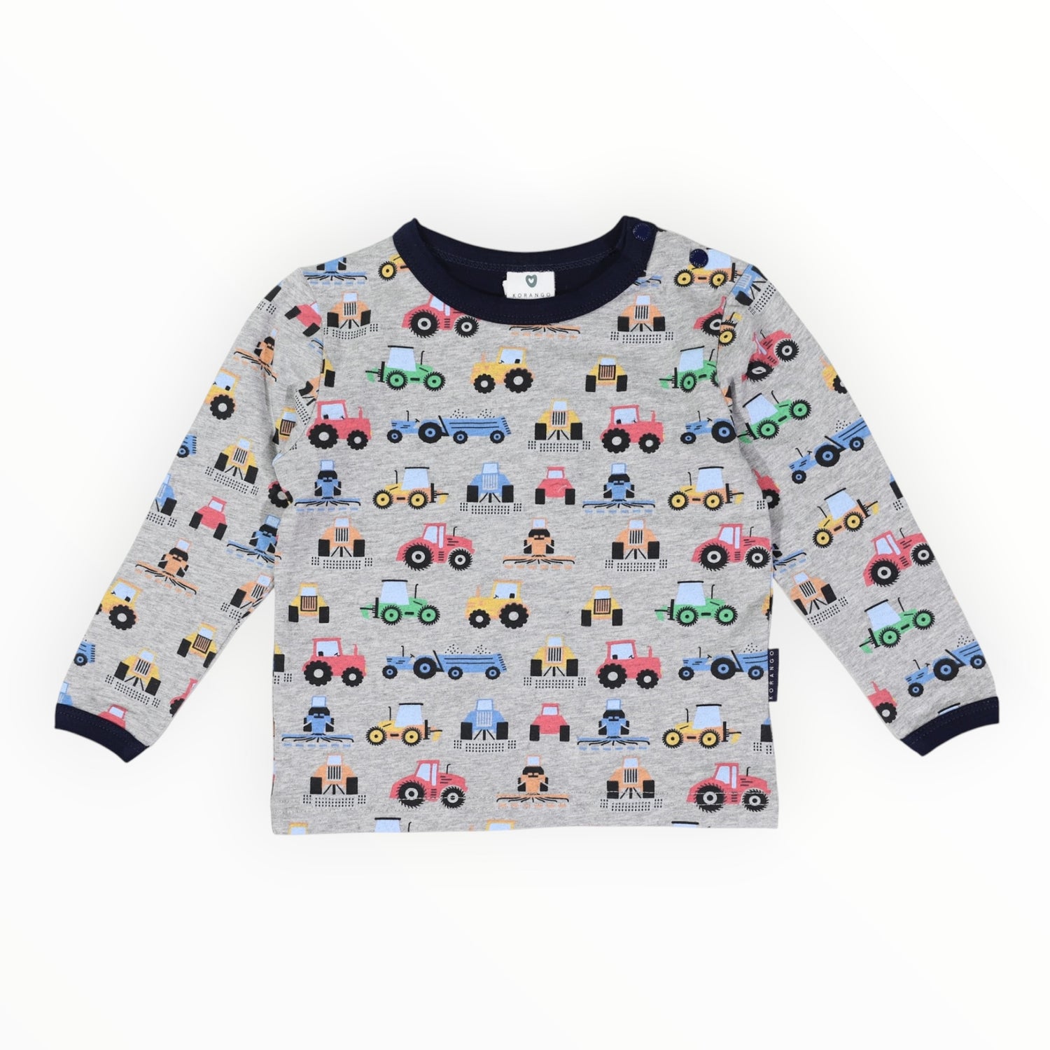 Farm Trucks Top Grey Marle
