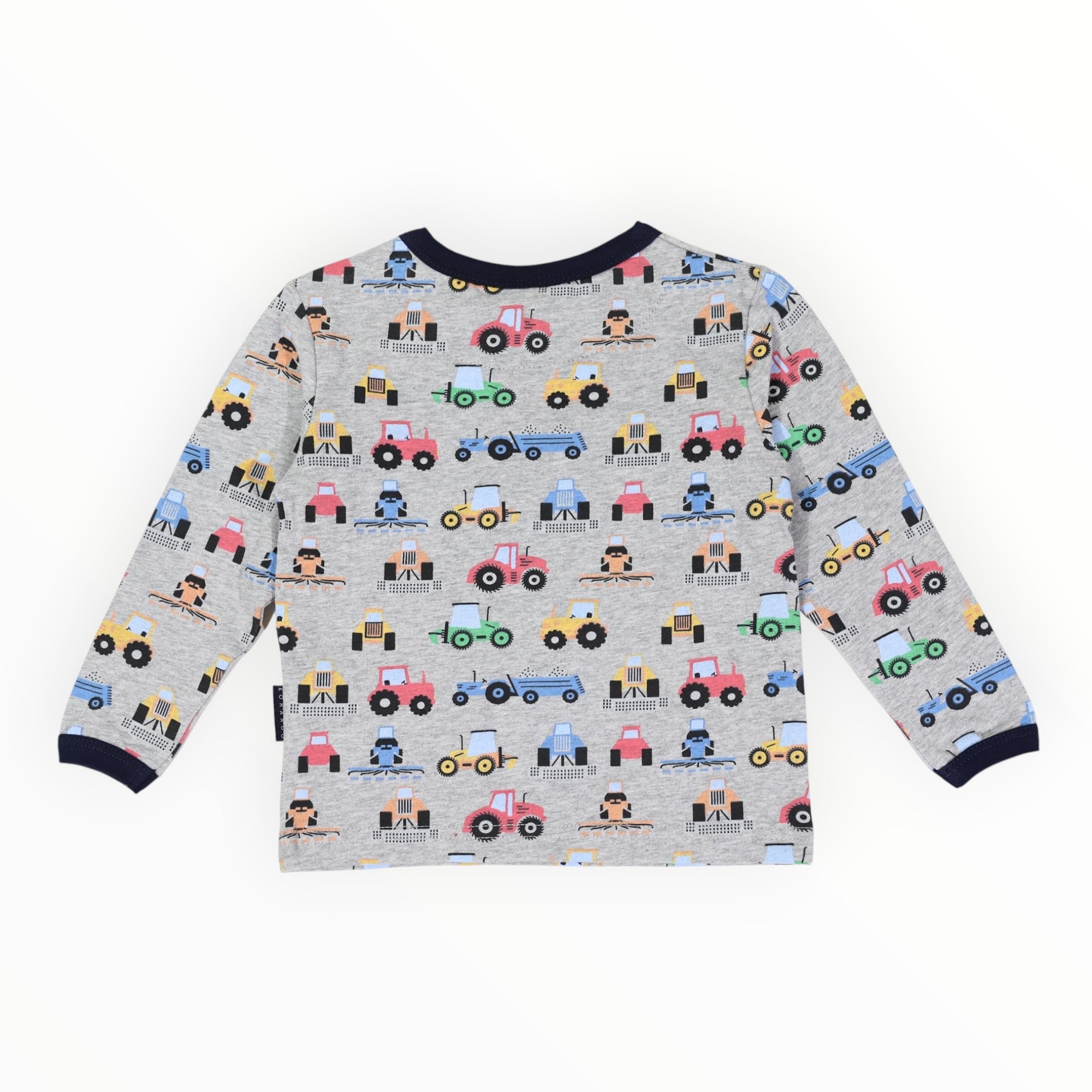 Farm Trucks Top Grey Marle