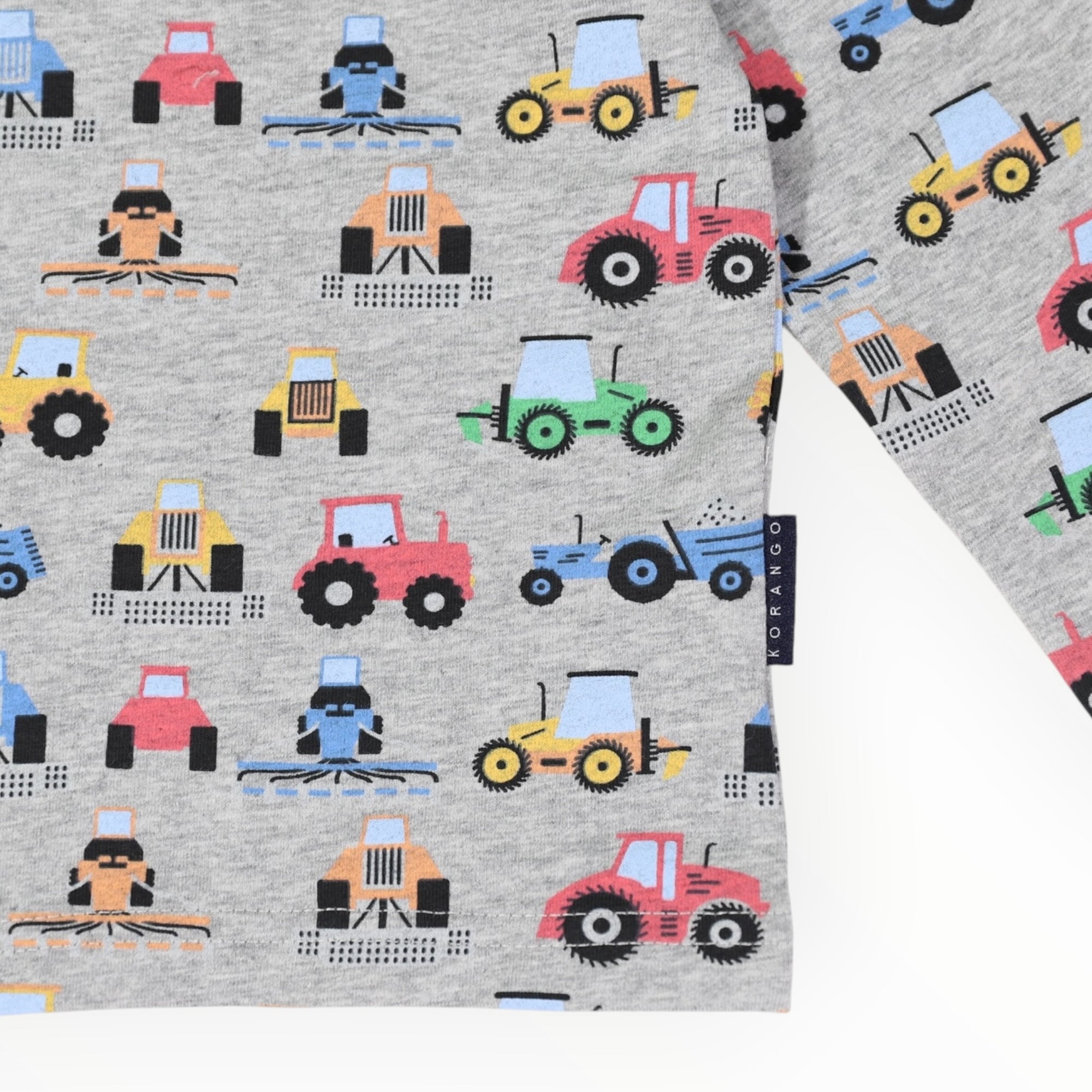 Farm Trucks Top Grey Marle