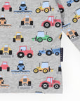Farm Trucks Top Grey Marle