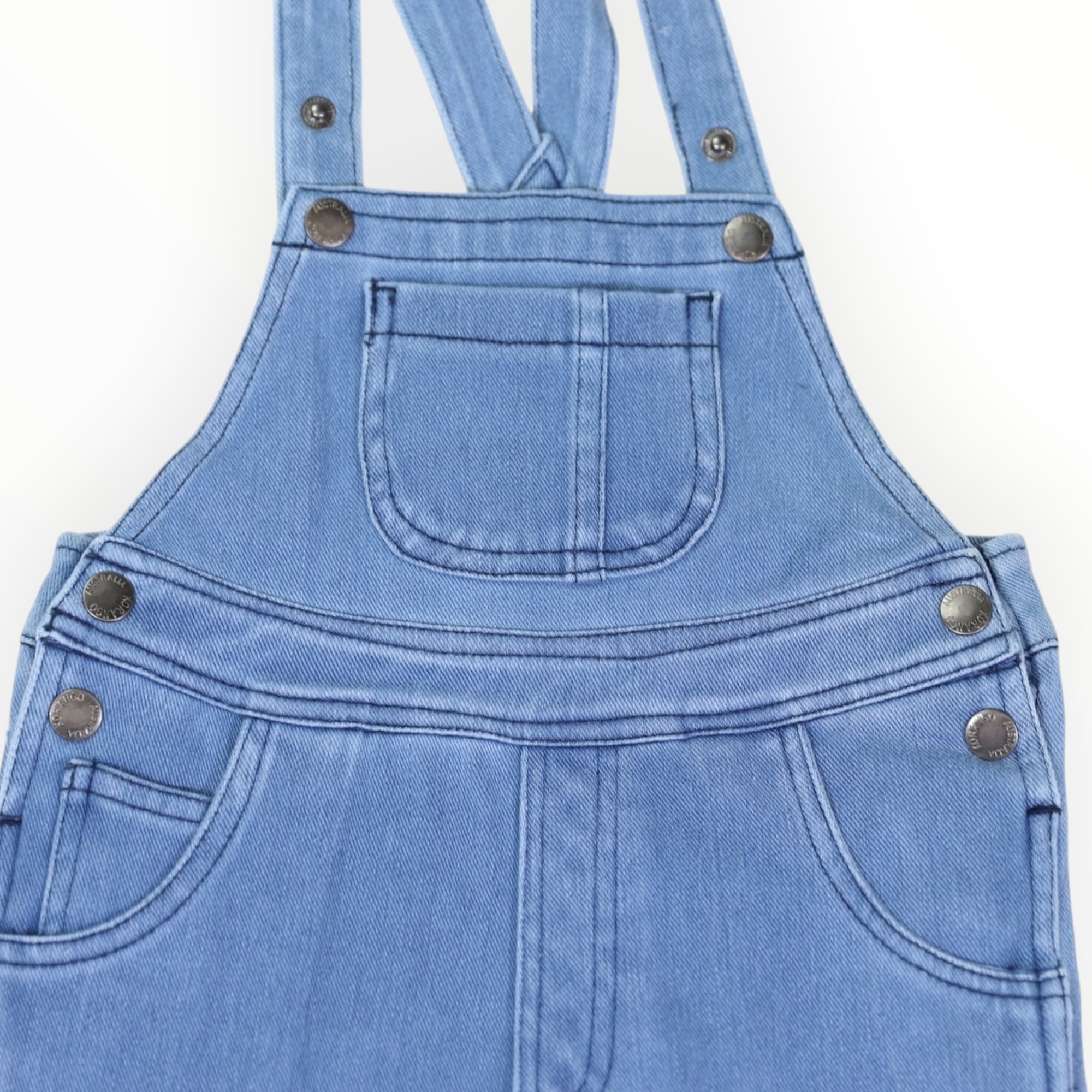 Soft Denim Overalls Light