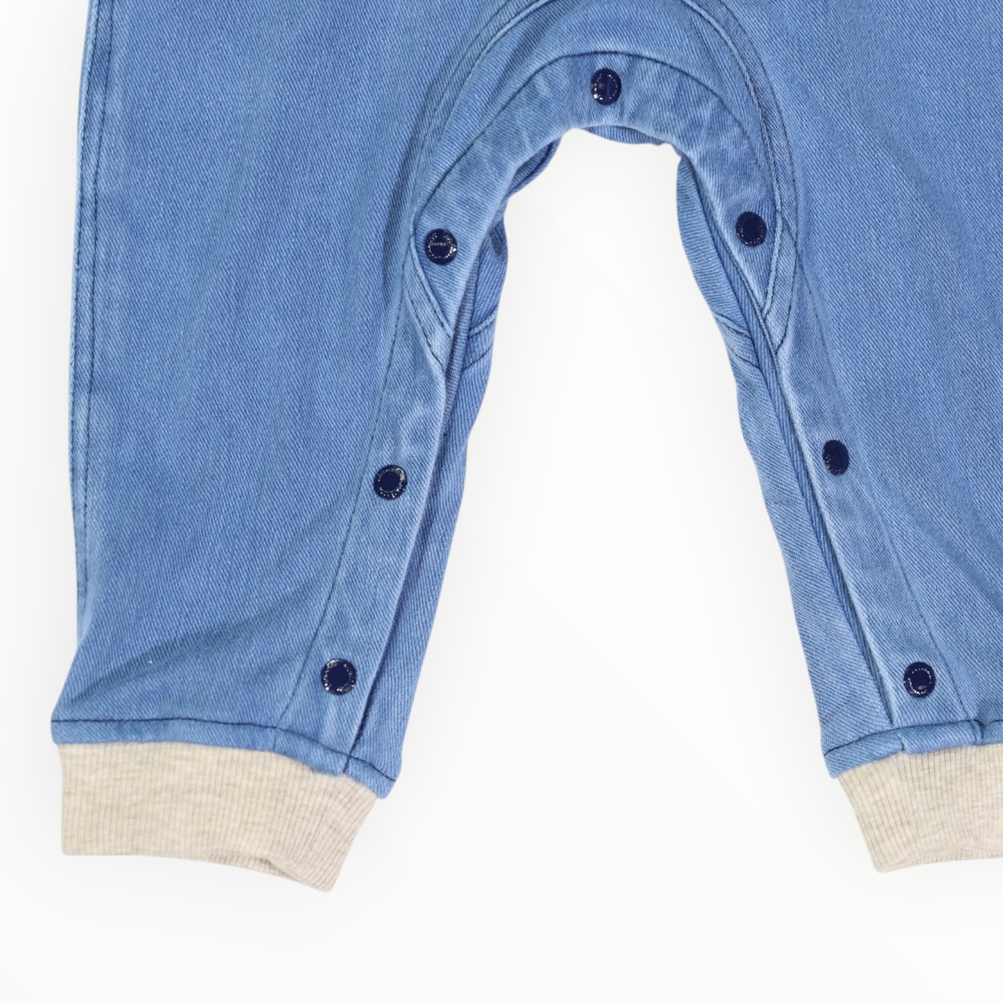 Soft Denim Overalls Light