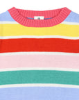 Striped Knit Sweater Yellow