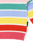 Striped Knit Sweater Yellow