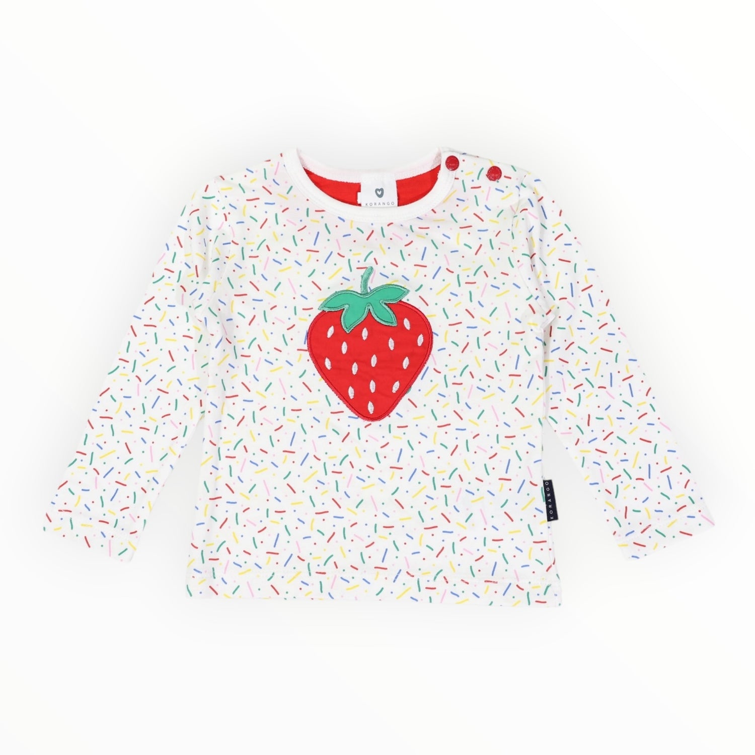 Strawberry Sprinkles Top Beige