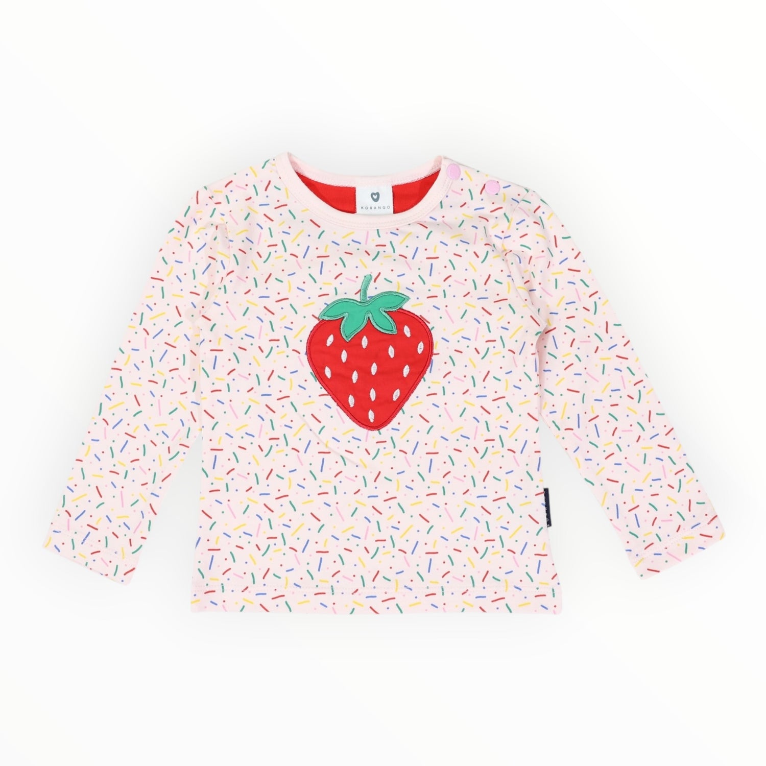 Strawberry Sprinkles Top Pink