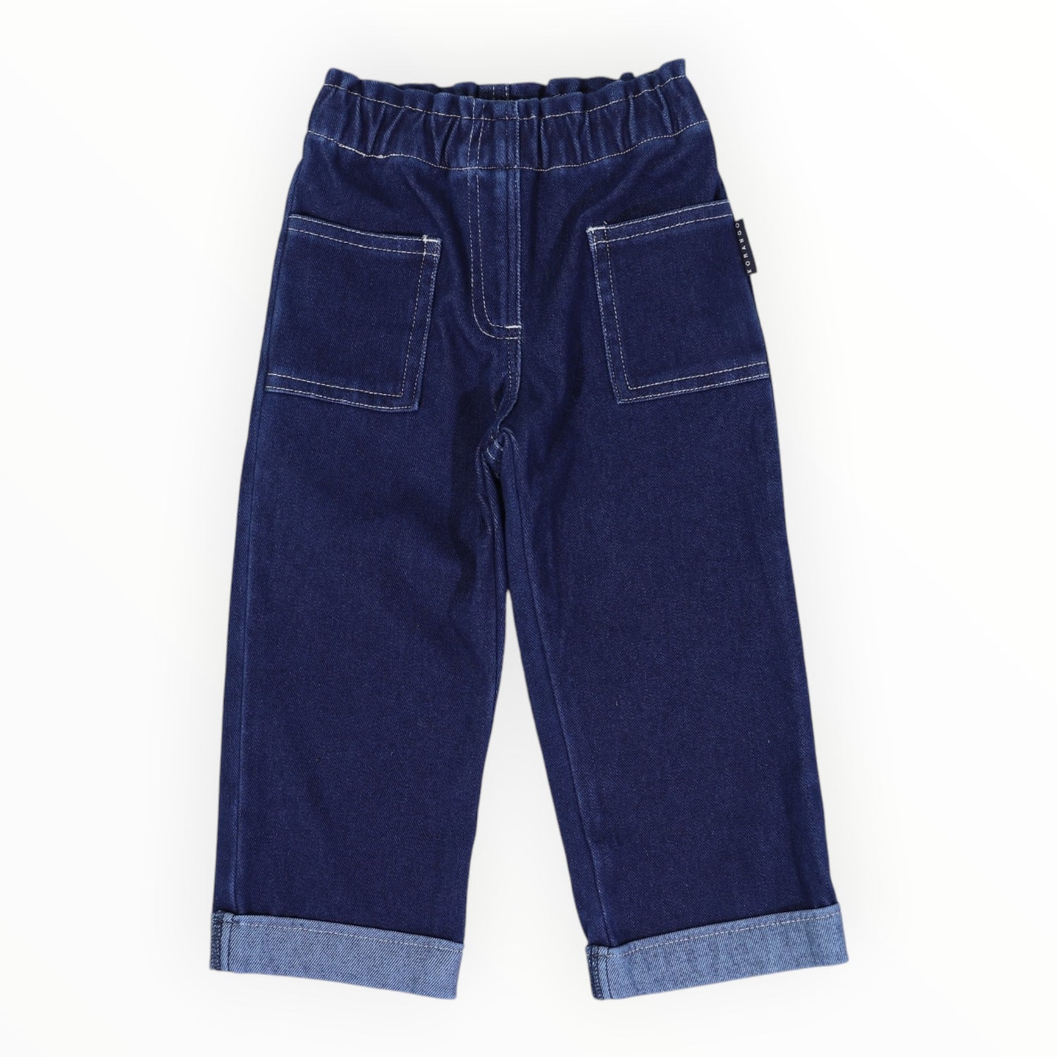 Soft Straight Legged Denim Pant Dark