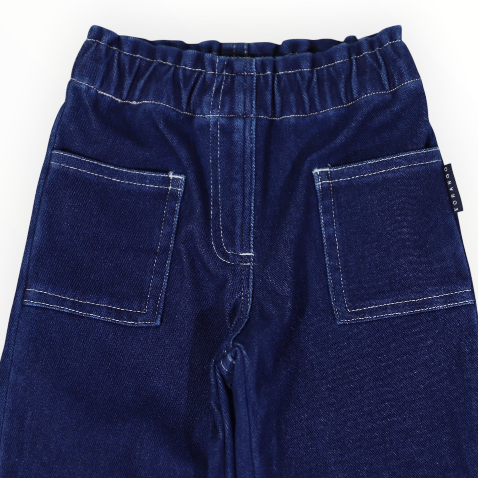 Soft Straight Legged Denim Pant Dark