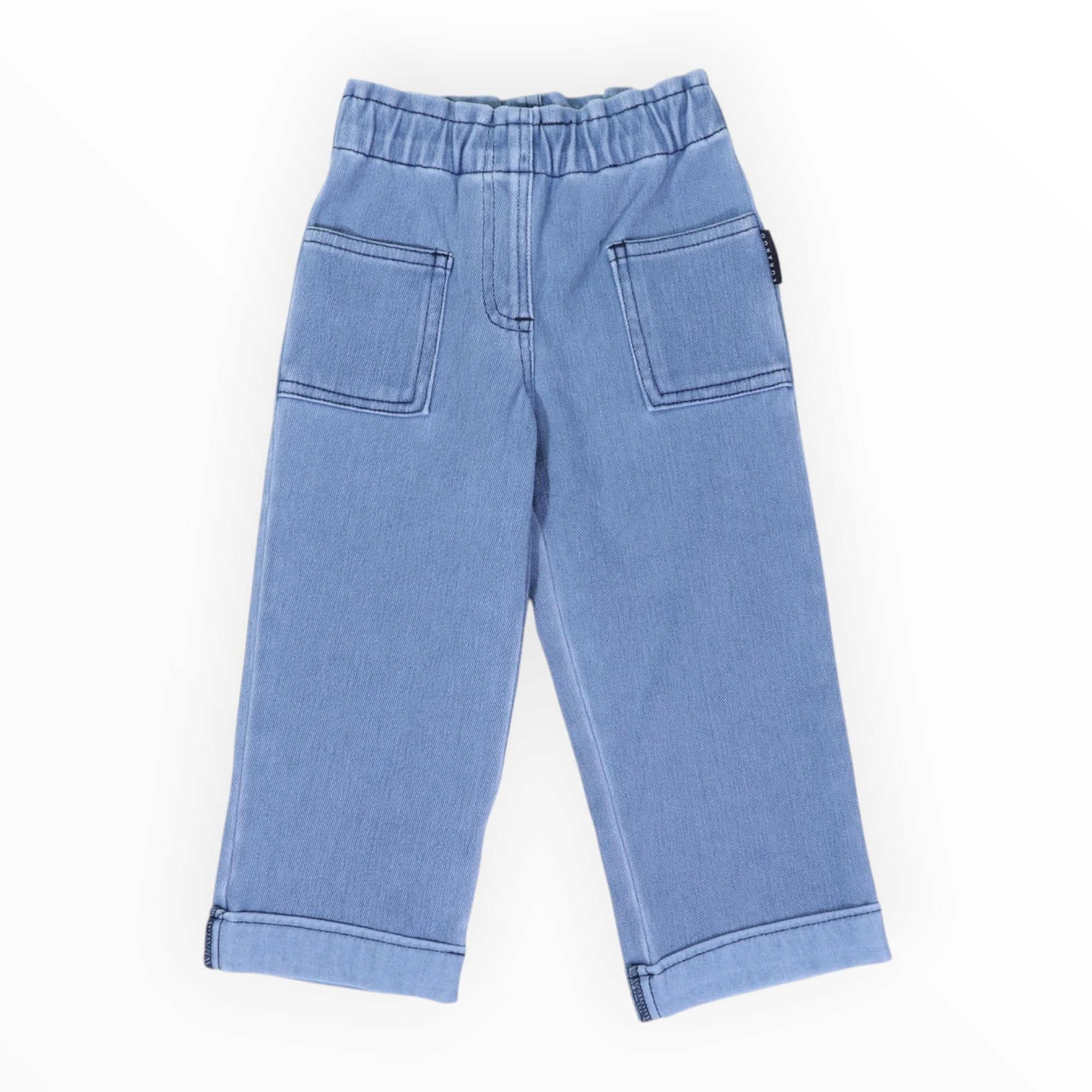 Soft Straight Legged Denim Pant Light