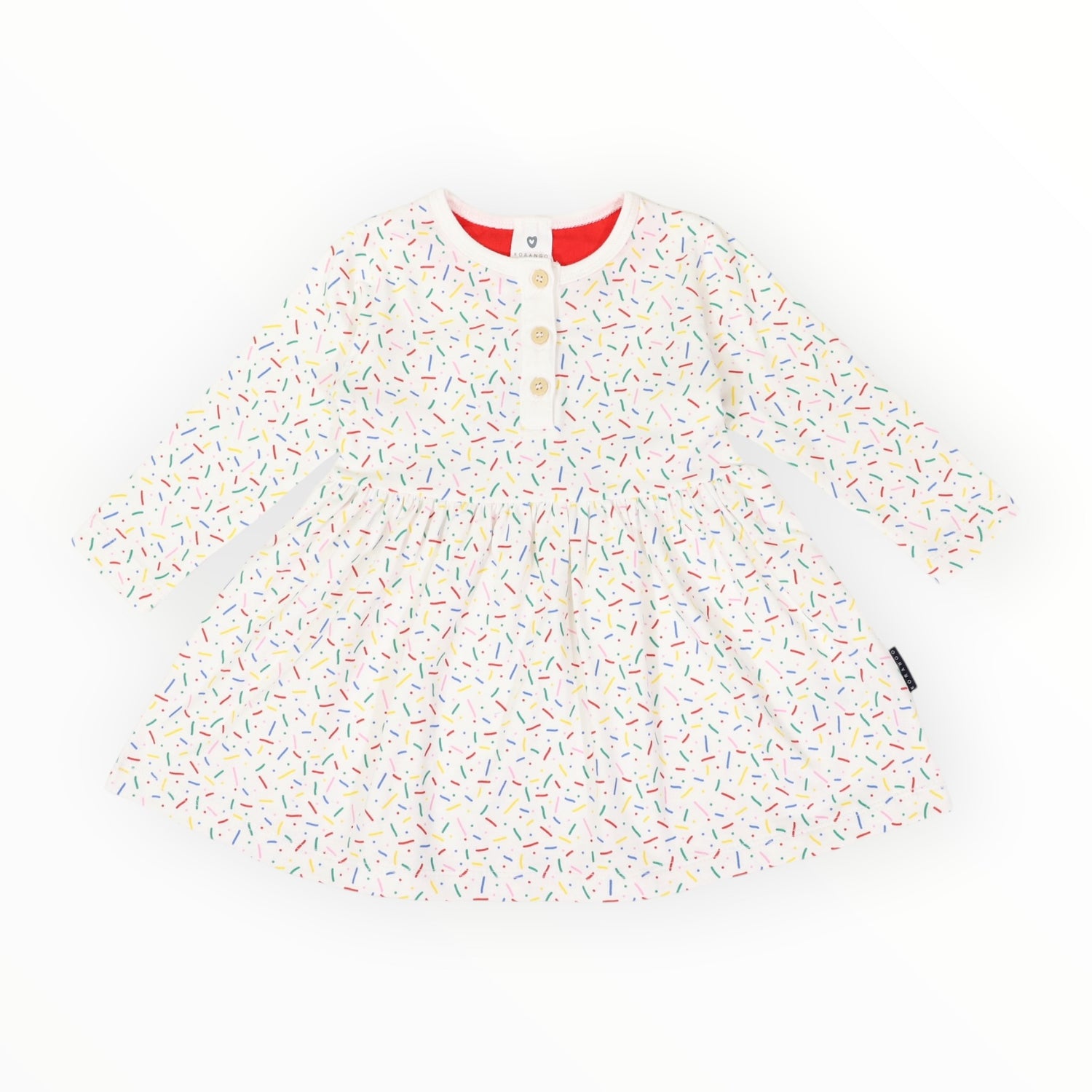 Sprinkles Cotton Dress Beige