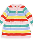 Striped Knit Dress Yellow