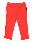 Cotton Legging with Ruffle Red