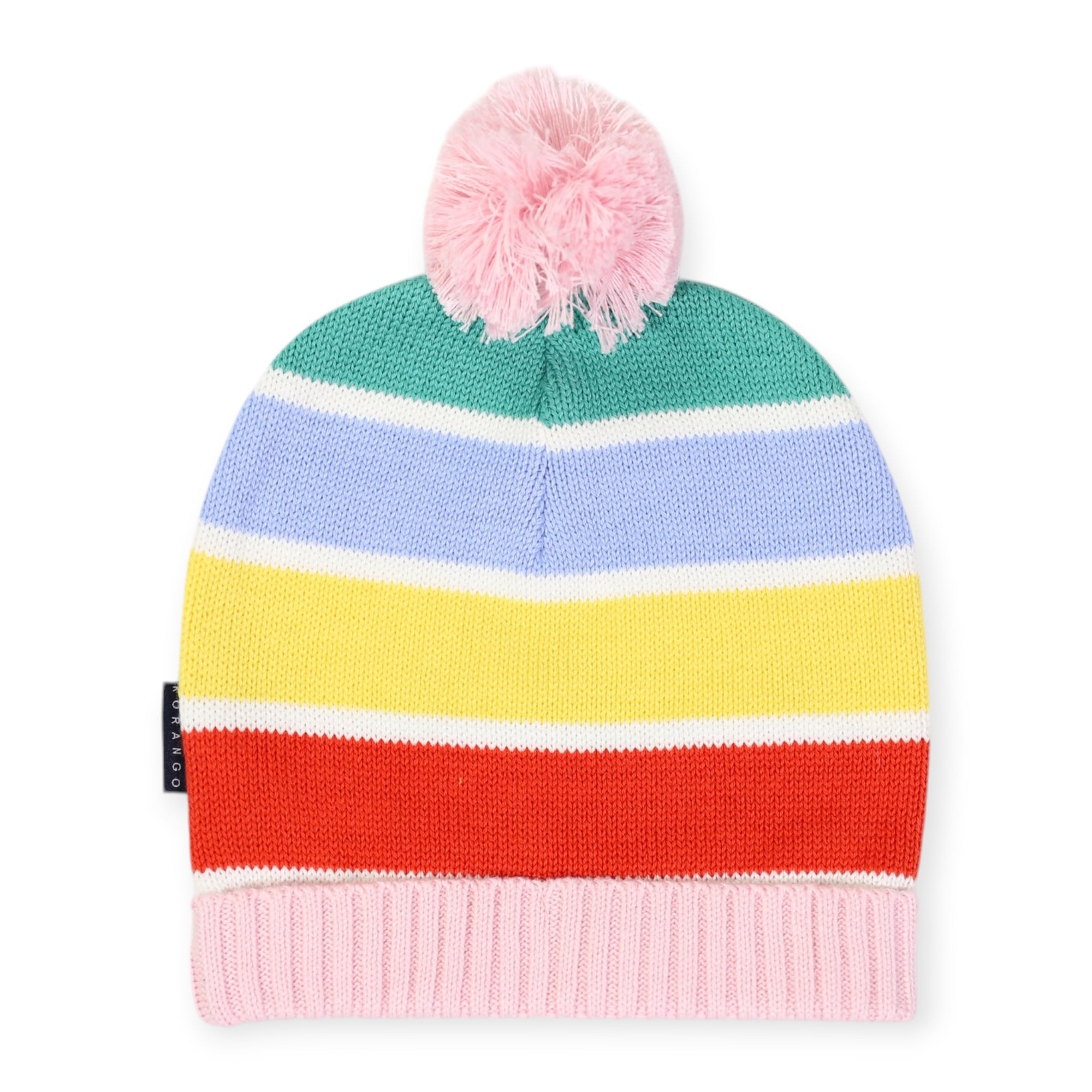 Striped Beanie Yellow