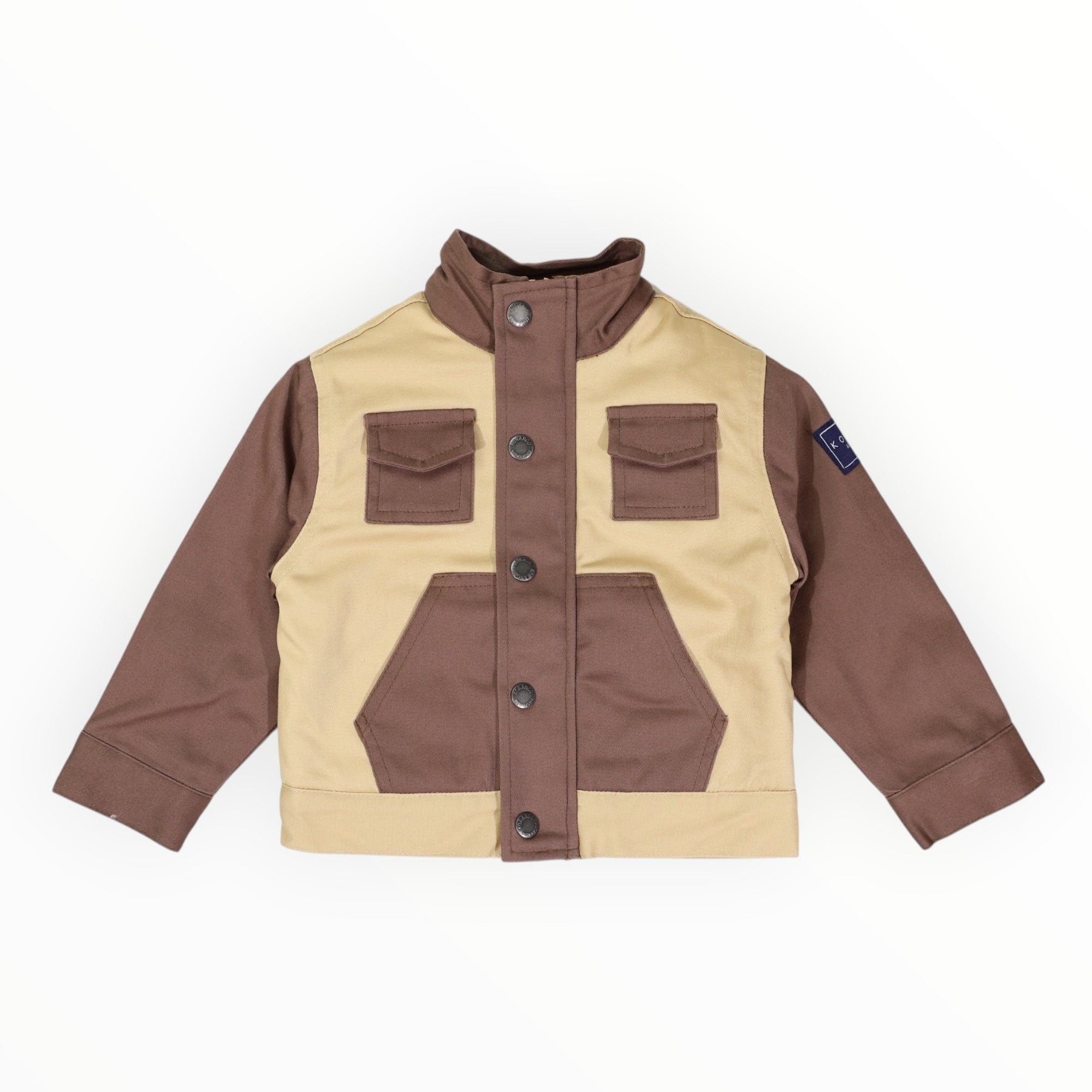 Sherpa Lined Twill Jacket Sand