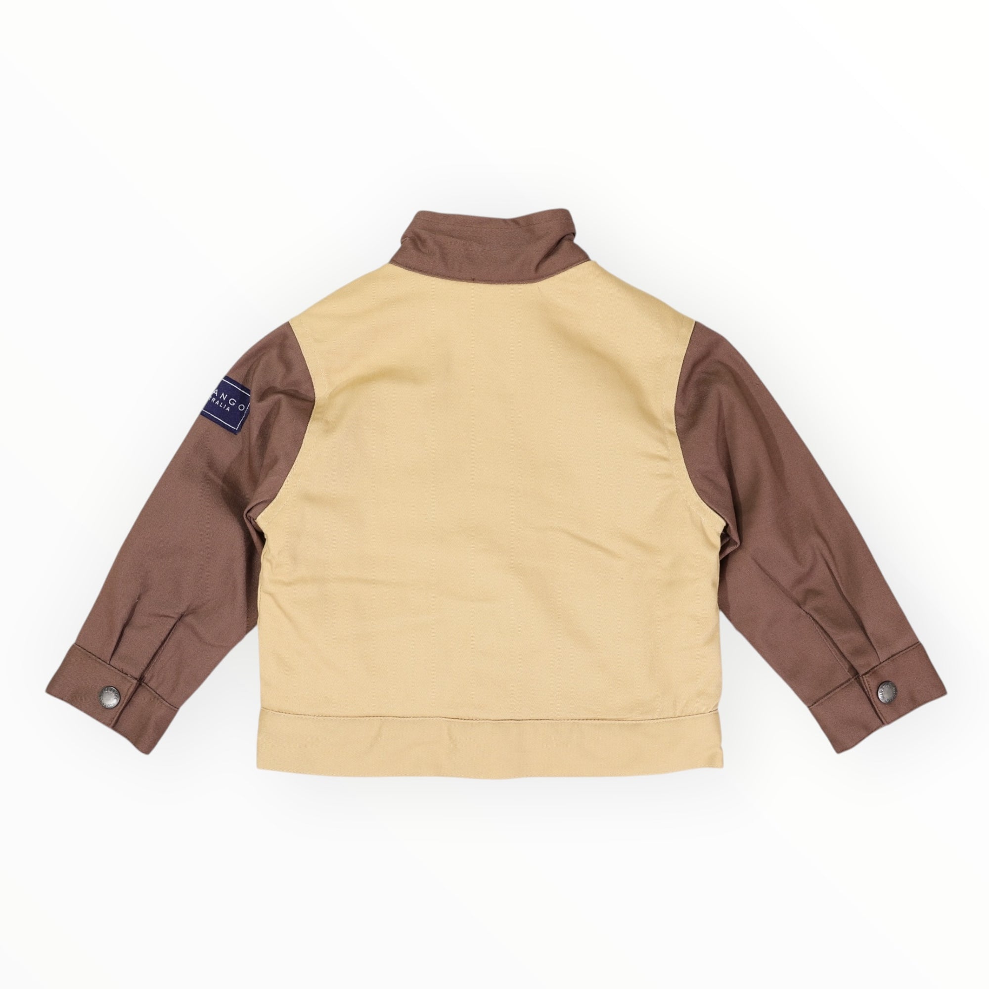 Sherpa Lined Twill Jacket Sand
