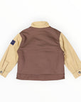 Sherpa Lined Twill Jacket Brown