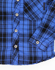 Cotton Flannel Shirt Blue