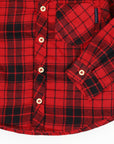 Cotton Flannel Shirt Red