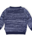 Fleck Knit Sweater Blue