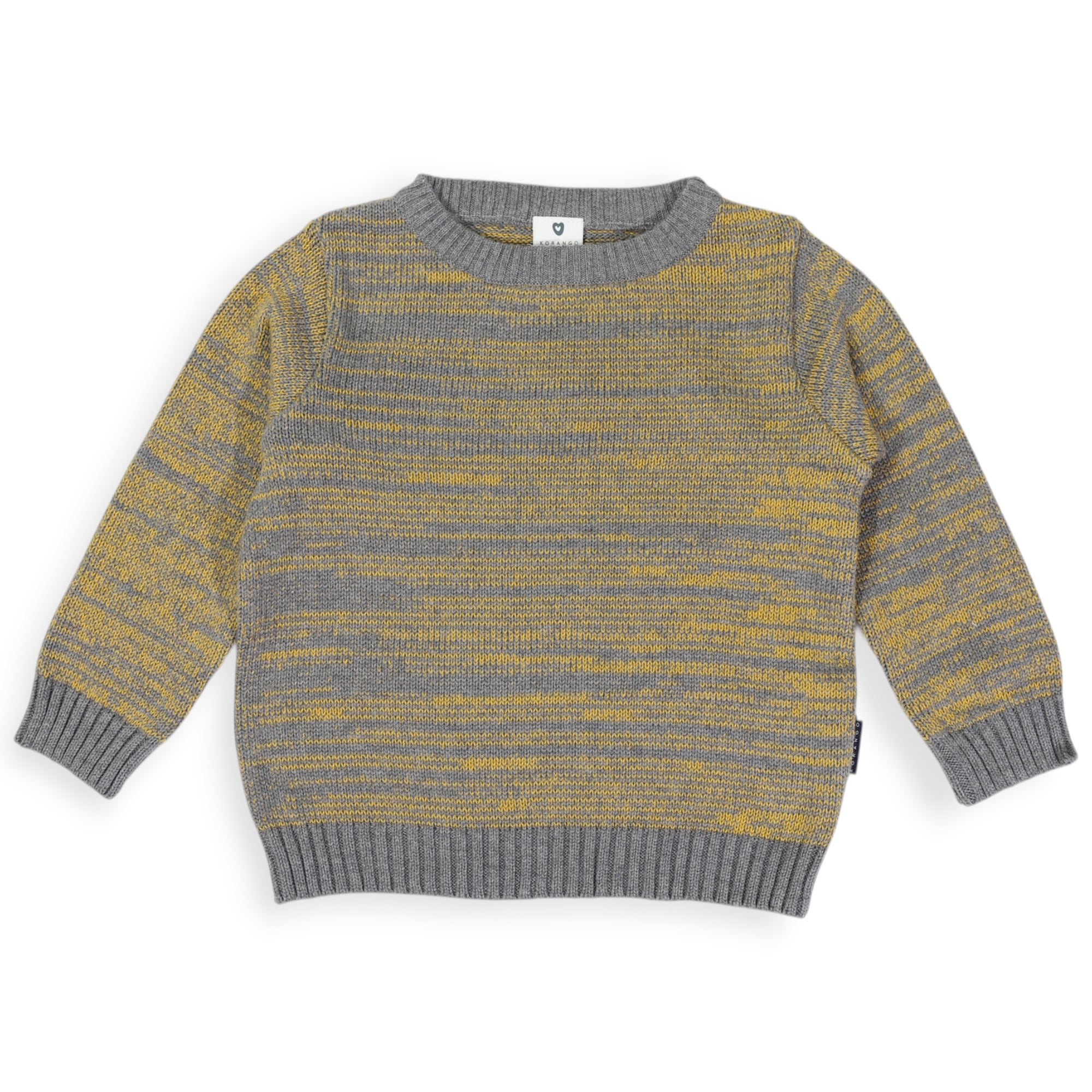 Fleck Knit Sweater Charcoal