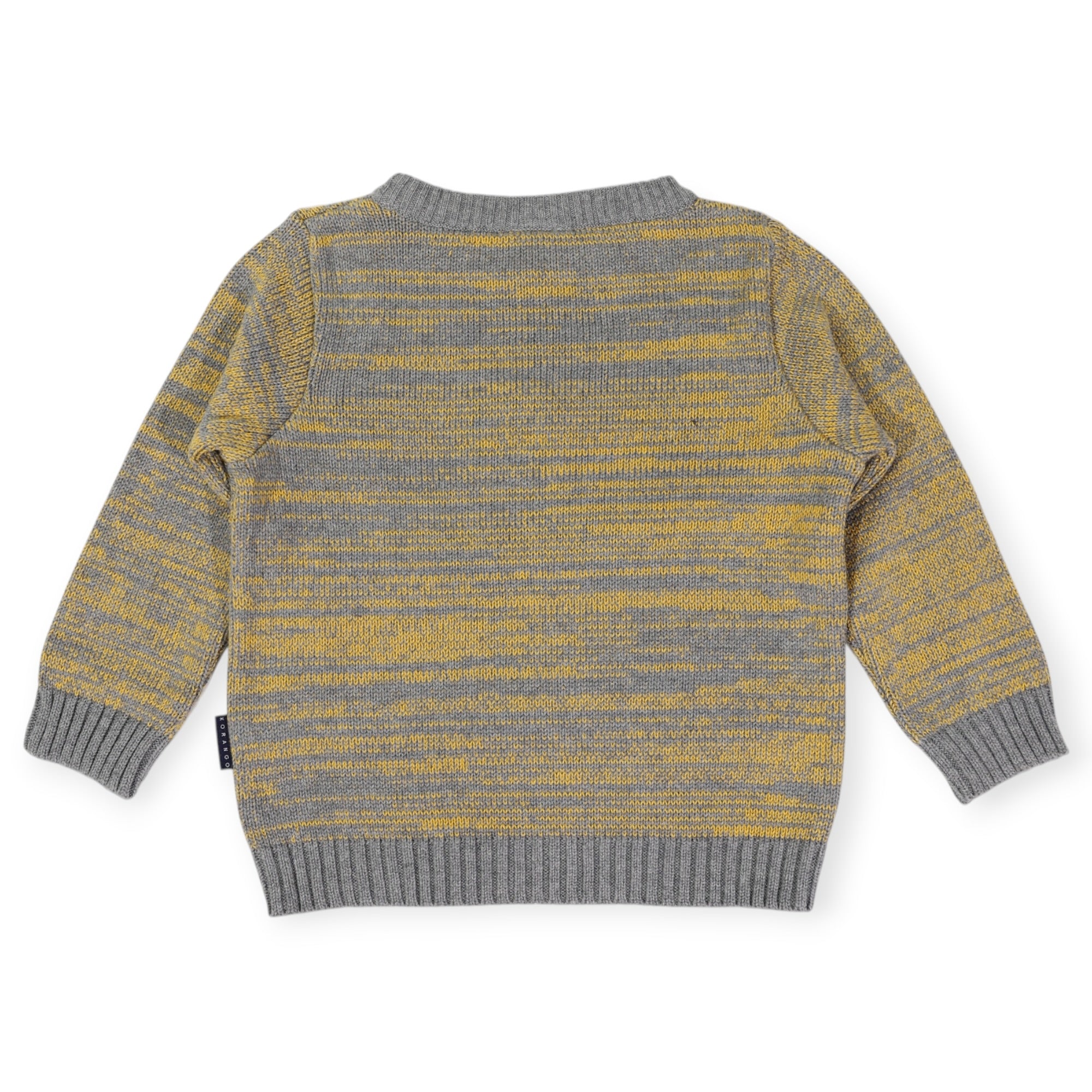 Fleck Knit Sweater Charcoal