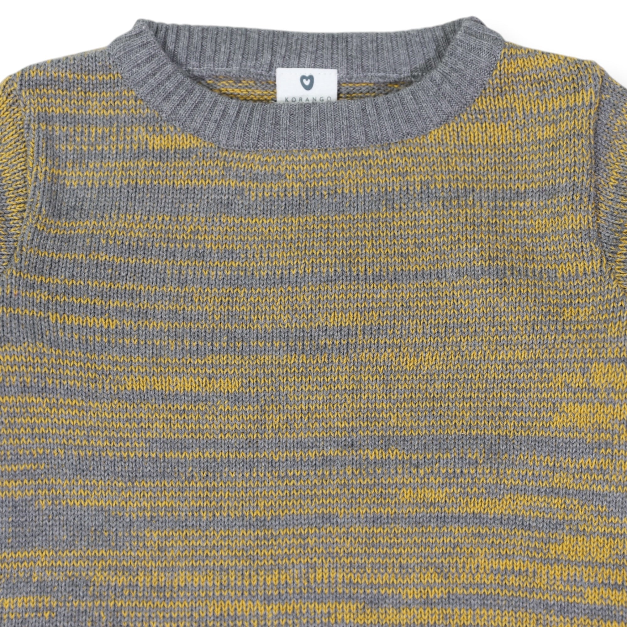 Fleck Knit Sweater Charcoal